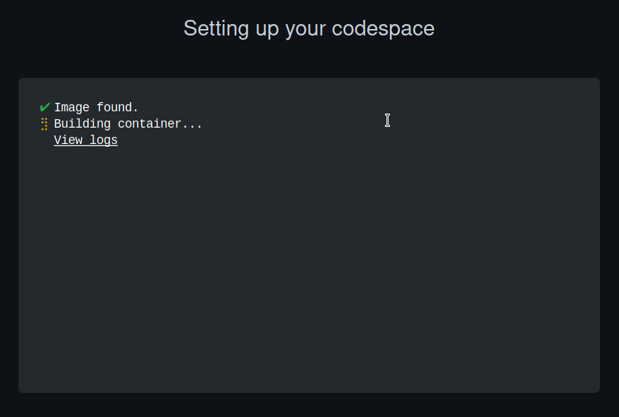 Create Codespace